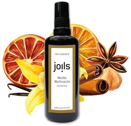 JOILS® Raumspray WEISSE WEIHNACHT | 100% naturreines ätherisches Öl, 50ml, Raumduft für Zuhause, Büro & Unterwegs…