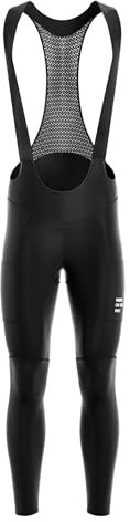 INBIKE Salopette Ciclismo Uomo Pantaloni Ciclismo con Fondello Pantaloni Lunghi MTB Abbigliamento Ciclismo Pantaloni Bici Traspirante Antishock Riflettente in Gel,M