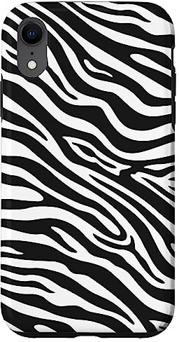 Zebra Animal Skin Print Case for iPhone XR