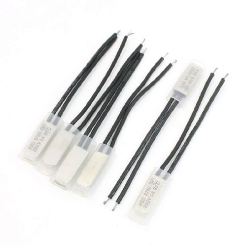 6 x Termostato bimetallico con interruttore termico 85 gradi Celsius NC KSD9700 ZMGXDITA