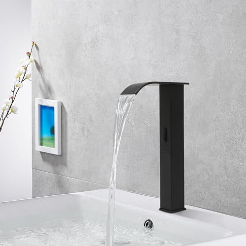 Infrarot-Badezimmermischer, automatischer Infrarot-Waschbeckenarmatur, Infrarot-Waschbecken, Mischbatterie für Badezimmer, Touchless aus Keramik und Edelstahl