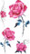 Waterproof Temporary Tattoos， Temporary Tattoos，Beautiful red rose tattoo stickers for women