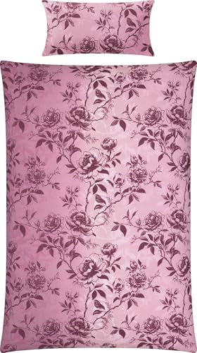 Erwin Müller Bettwäsche Feinbiber Beere Größe 1x 135x200 cm + 1x 40x80 cm