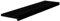 vidaXL Treppenstufen 4 STK. Dunkelbraun 100x30x2 cm Massivholz Eiche, Treppenstufe für Holztreppen, Treppenstufe Holz, Fenstersims, Treppenstufe Eiche