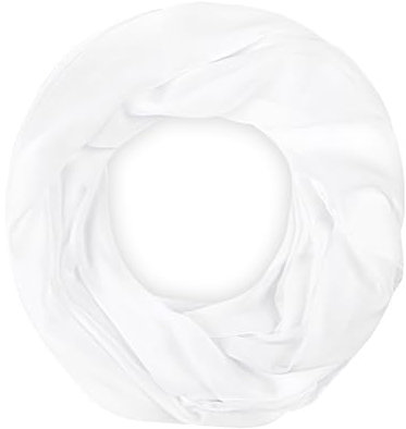 MELLIEX Loop Schal Damen, Weicher Schlauchschal Tuch, Leichter Basic Rundschal Halstuch, Weiß
