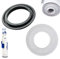 Spülkasten Dichtung Set, Bassin- und Heberglocken Dichtung Kompatibel mit GEBERIT Spülkästen, Ersatz für Nr. 816.418.00.1 (818.109) und 240.282.00.1 (890.615), Flachdichtung Spülventil