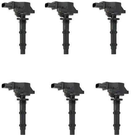 SRQORT Zündspule 6 Zündspule 0001502780 Für Mercedes Für Benz W203 W204 C219 S203 A209 Für C230 C280 C300 C350 CL203 OEM M272 Motor Motore Zündspule
