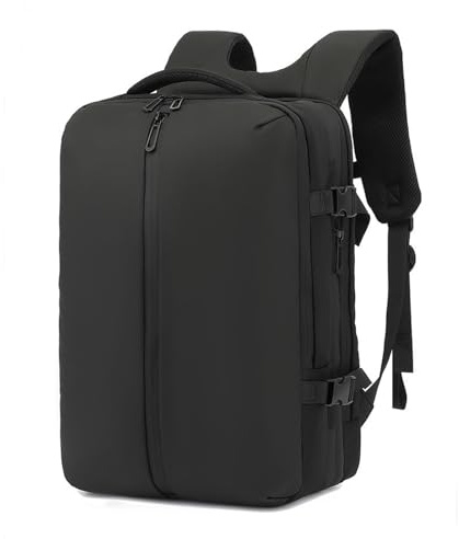 Jectse Vakuum Seal -Rucksack -Reise mit Pumpe, 22 L Bis 55L Erweiterbares Luftkompressionssystem, Wasserschutzverkleidung für Geschäftsreise, Reisen, Camping