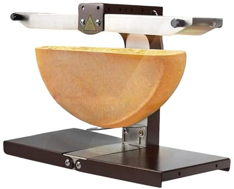 Elektrischer Raclette-Käseschmelzer für halbe Käselaibe, 1000 W, Schnellheizfunktion,geeignet für Zuhause & Restaurants