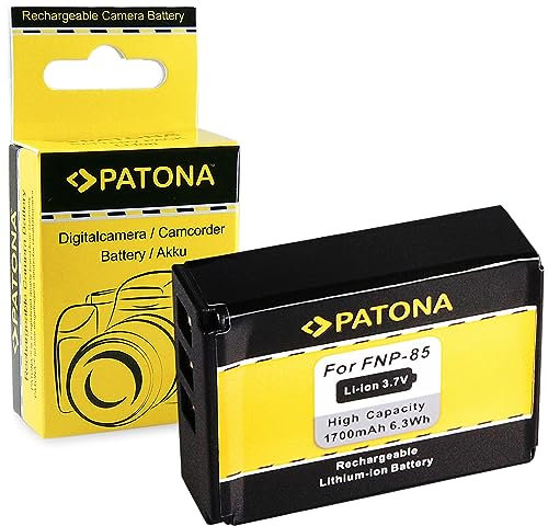 PATONA Batterie NP-85 Compatible avec Fujifilm Finepix F305 SL280 SL300 SL1000