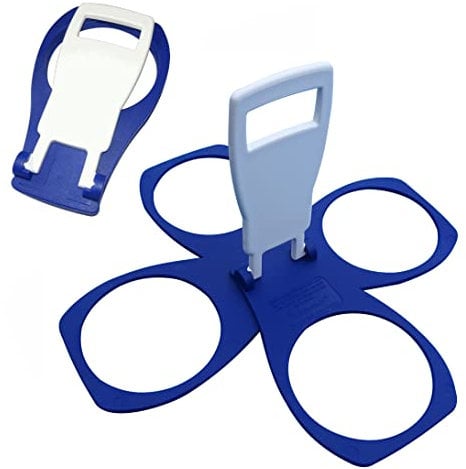 CarryAround Portavasos plegable, hecho en el Reino Unido, soporte para cerveza, refresco y café para llevar, resistente, reutilizable, tamaño de bolsillo, para conciertos, eventos deportivos y