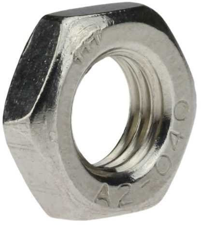 Reidl Sechskantmuttern mit Fase M 12 x 1,5 mm DIN 439 A2 blank 50 Stück