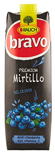 Rauch - Bravo, Succo al Mirtillo - 6 pezzi da 1 l [6 l]