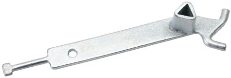 Dönges M10 Dreikantschlüssel für Absperrpfosten | Feuerwehrschlüssel Din 22417 Länge: 17 mm | Feuerwehr Pollerschlüssel, Pfostenschlüssel, Dreikant