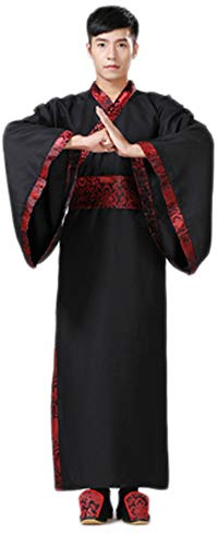 Black Sugar Kimono Japonais Chinois Traditionnel Homme Déguisement Cosplay Tunique Longue S(36) M(38) L(40) XL(42) XXL(44) 3XL(46)