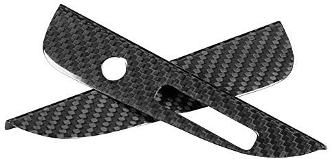 KIMISS 2 Teile/satz Linkslenker Carbon Schaltknauf Schalthebel Verkleidung Fit für Alle Modell 14-18