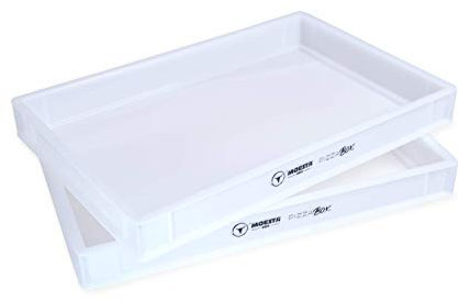 MOESTA-BBQ 19276 PizzaBox - 1 caja de fermentación para masa (60 x 40 x 7 cm, apilable para pizza/pan)