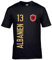 FanShirts4u Herren Fan-Shirt Jersey Trikot - ALBANIEN/Albania/SHQIPËRISË - T-Shirt inkl. Druck Wunschname & Nummer WM EM (XXL, ALBANIEN/schwarz)