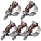 Glarks 5Pcs 32-37mm Acciaio Inox T-Bolt Fascette Tubo Flessibile Turbo Aspirazione Morbido Intercooler Morsetti