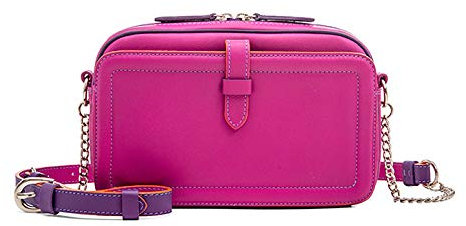mywalit Unisex Small Top Zip Shoulder Bag, Sangria Multi