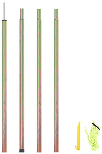 Tidyard Sonnensegel Stange Aufstellstange für Sonnensegel Sonnensegelpfosten Sonnensegelmast Tarps Vorzelte 200 cm Verzinkter Stahl
