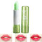 Bálsamo labial hidratante que cambia de color de aloe vera, maquillaje de labios de larga duración, temperatura mágica, cambio de color, lápiz labial brillante, barra de labios, herramienta de belleza