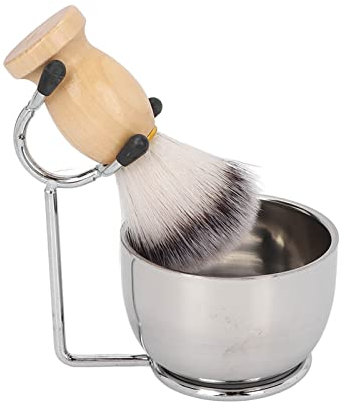 Rasierpinsel-Set, Fest Robuste Rasierschale-Set Bürstenständer Schlagfest für Zuhause für Friseursalon zur Gesichtspflege