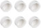 YOFASEN Couvre Tuyaux Blanc - Raccord de Capuchon de Tuyau en PVC - Embouts Externes à Emboîtement Coulissant, 32mm, 6pièces