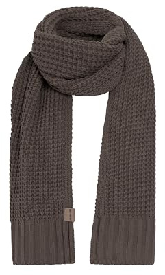 KNIT FACTORY - Robin Schal - 200x40 cm | Strickschal für Damen und Herren - Bequemer Schal mit Wolle - Scarf - Wollschal - Hochwertige Qualität
