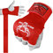 BEAST RAGE Boxbandagen Herren, Gelhandschuhe MMA 75 cm lang Boxbandagen elastisch, gepolstert Gel Innenhandschuhe Boxen, Boxsack, Training Muay Thai, Handbandagen Kinder (rot, L (Adult))