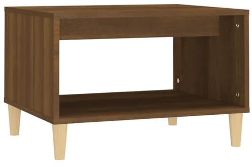 vidaXL Coffee Table Brown Oak 60x40x50 cm Engineered Wood