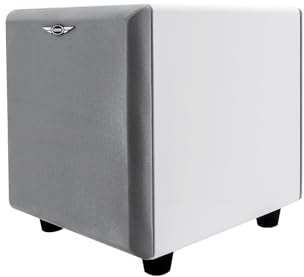 Earthquake Sound MiniMe-DSP-P8 8 White 600W Powered Subwoofer with DSP Control