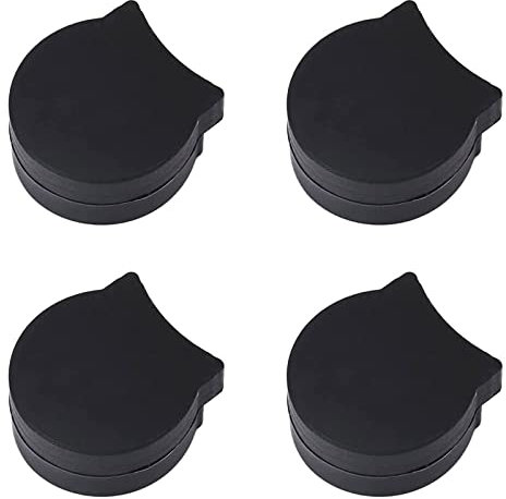 GHEART Klarinetten Daumenschoner, Gummi Daumenschutz, Bequem Daumenschoner für Klarinette, Musikinstrumente Schutz Zubehör, Schwarz, 4 Stück