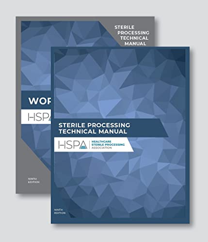 HSPA Sterile Processing Technical Manual and Workbook CRCST Box Set, 9th Edition