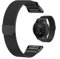 TINTAG Magnetisches Armband für Garmin Fenix 7 x 3 HR 5 x 6 Pro 5 Plus Metall Milanaise Uhrenarmband 20/22/26 mm für Forerunner 935 945 Quick Pins, 26mm Fenix 6X 6XPro, Achat