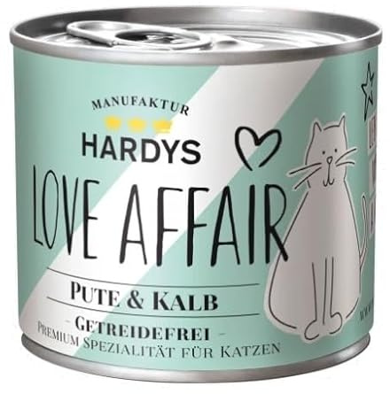 (Love Affair, Kalbfleisch mit Pute, Katzennassfutter, 200 g (Produkt AUS Deutschland)