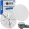 Coperchio per scarico doccia, Ø 114 mm, compatibile con i set di scarico Dallmer ORIO, ORIO V, ORIO 60 a partire dall'anno di produzione 2010, sostituisce gli articoli 160706, 160812, 160829, 161390