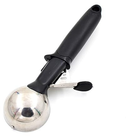 LIFKOME gelato ice cream scodella bocce bowl ciotola corroten cucchiaio in acciaio inossidabile cucchiaio per scavare l'anguria cucchiaio da scavo Impasto manico in plastica