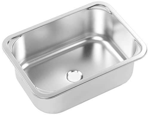 Wohnmobil-Waschbecken mit Großem Fassungsvermögen, Langlebiger 304-Edelstahl, Flächenbündig Montiertes Handwaschbecken mit 40-Mm-Ablauf für Wohnmobile, Yachten und Boote,