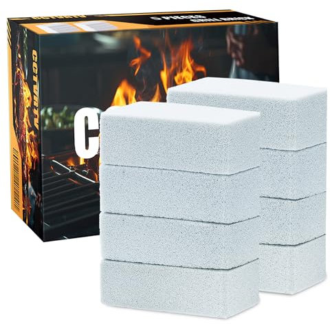 CCTVRTV Mattoni in pietra pomice per la pulizia della griglia, mattoni per la pulizia della griglia, pietra pomice per rimuovere macchie per barbecue, piscina, lavandino (confezione da 8)