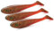 Zite Fishing Inzite Flanker Hecht-Shad 18,5cm - UV-Aktiver Gummiköder für Angeln – Robuster & Effektiver Gummifisch – Fängiger Köder (3X Goldy Oil)