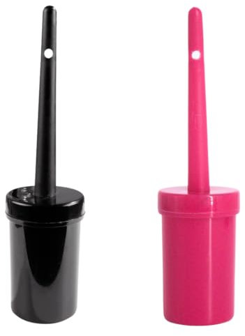 PFIFF 100555 Hufpinsel inklusive Behälter, Verschließbar, Pink