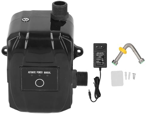 Pompe de Recirculation D'Eau Puissante 180W, Surpresseur de Pression D'Eau, Pompe à Eau de Recirculation pour Douche Domestique