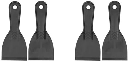 4 teiliges 3D Drucker Spatel Werkzeug, Hot Bed Schaufel Zubehör Set (177 Mm Länge), Schwarz, ABS Material