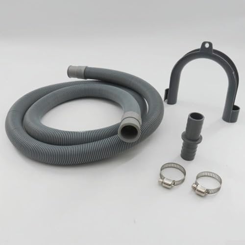 3 Meters Spare Drain Hose Extension Kit Washing Machine Drainage Hook Set Drain Hose Dishwashers Waste Pipe Extension