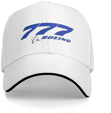 OAUMJIIL 2024 Baseball Cap Boeing Flugzeug 777 Zeug Unisex Golf Cap Vintage Snapback Hut