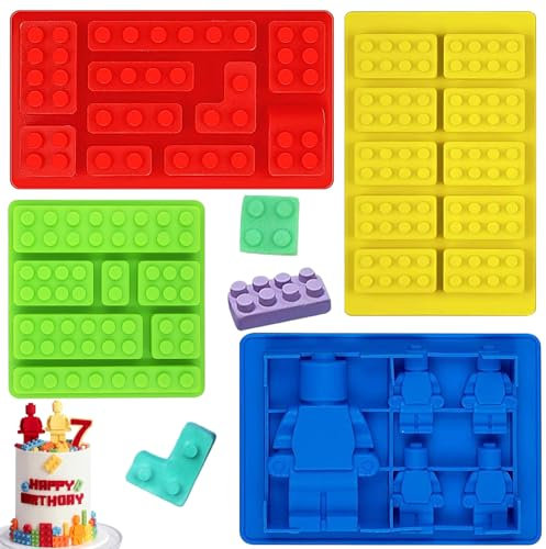 YXHZVON Silikonform Schokolade, 4 Stücke Schokoladenform, Antihaft Schokoladenform für für Kuchen, Gelee, Fondantformen