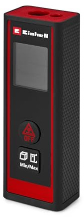 Einhell Laser Entfernungsmesser TC-LD 30 R (30 m max. Messbereich, Messmodi Distanz, Fläche, Volumen, Dauermessung, LCD-Display, Abschaltautomatik, ohne Batterien)