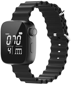 YUEHISY Vibrating Metronome Watch, Adjustable 40-240bpm with Sport Mode, Wearable Electronic Metronome, for Musicians Exercisers