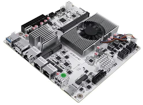 CYMINILMDPC TwinLake Mini ITX Motherboard, No Ram No Storage DDR5 4800MHz, 10GbE + Dual 2.5GbE, 8 SATA 3.0, Dual M.2 NVMe, HDMI 2.0 + DP 1.4, 4K 60Hz, WiFi 6E Ready